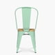 thumbnail image 4 of Silla Diseño Tolix Asiento Madera Menta, 4 of 6