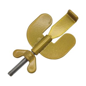 Magideal - De Puerta Portátil Dispositivos Adicionales Pestillo Hebilla De Seguridad Tope De Puerta Antirrobo Para Viajeros De Viaje Seguridad Mejorada Dorado