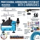 thumbnail image 2 of Kit de aerógrafo Master Airbrush TC-420 con compresor de doble ventilador, 2 of 7