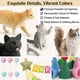 thumbnail image 3 of Set de 31 figuras realistas de gatos para decoración de pasteles comfudu, 3 of 8
