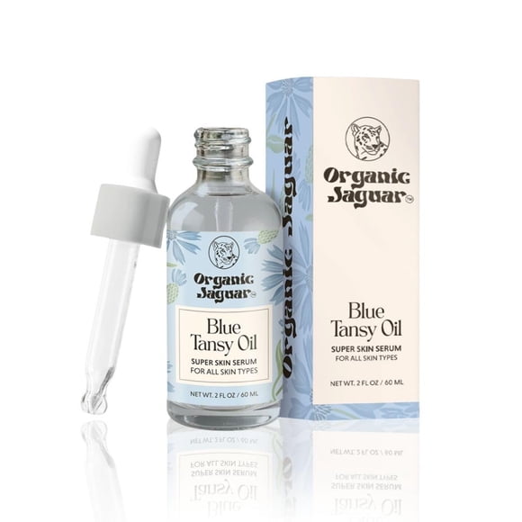 Suero Facial Orgánico Jaguar 60 ml Aceite de Tansy Azul
