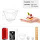 thumbnail image 2 of Vasos para postre Zezzxu, 100 vasos y 100 cucharas, 2 of 3
