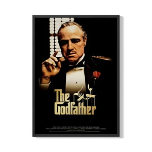 Creango - Cuadro Poster Enmarcado El Padrino Decorativo