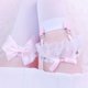 thumbnail image 4 of Mujeres Lolita Garteers Belt Thigh Ring Accessoies Girl's Lace Suspender Socks Clip Goth Belt Kawaii Anime Leg Ring Garteer, 4 of 6
