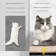 thumbnail image 3 of Rascador Autoadhesivo Belug Alfombra Gatos Esquina Gris Poliéster 30x200cm, 3 of 5