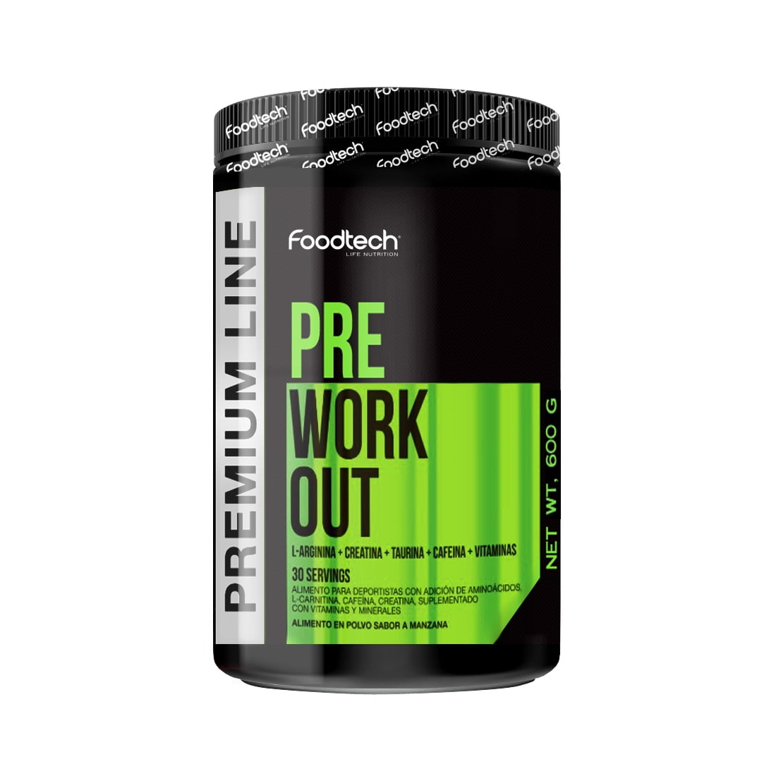 Pre-entreno Premium Line 600g - Foodtech