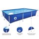 thumbnail image 2 of Piscina Rectangular Estructural 1287Lts 42x159x228cm Celeste, 2 of 6