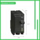 thumbnail image 3 of Disyuntor Schneider Electric Qwik Open 60A, 2 polos, 120/240 V, 3 of 4