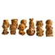 thumbnail image 3 of 12 Piezas De Adorno De Artesanía De Bricolaje De 12 Piezas Figura De Modelos De Animales De Madera Para Decoración Del Hogar, 3 of 5