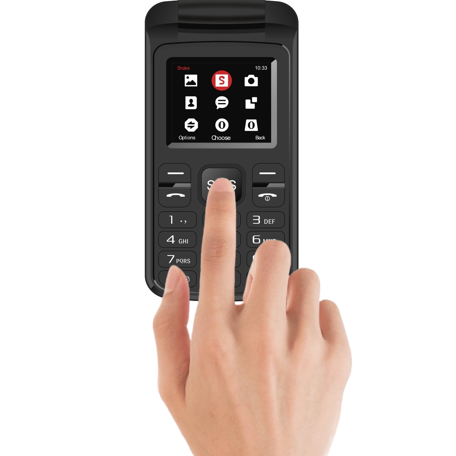 Celular Senior Adulto Mayor Mlab 4g-3g Sos 1,8 Pulgadas Shell