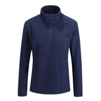 Andesland - Polera Ii Capa Micropolar Liso Medio Cierre Mujer