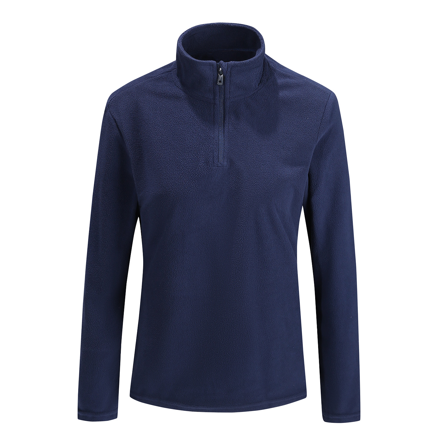 Andesland - Polera Ii Capa Micropolar Liso Medio Cierre Mujer