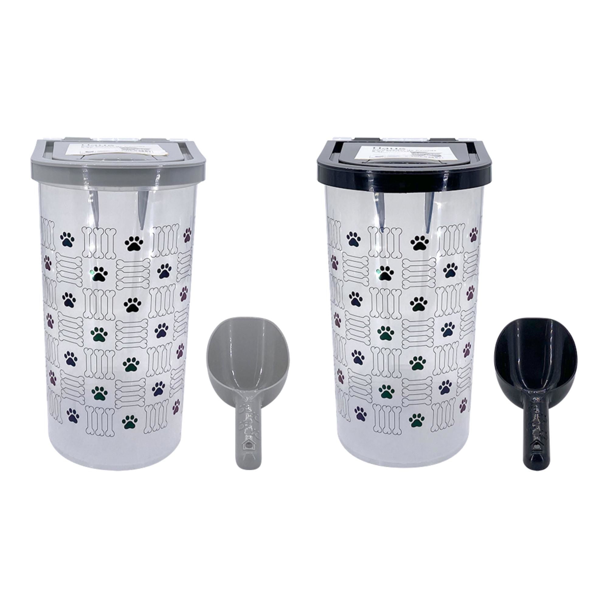 Haus - Recipiente Cuchara Comida Perros Impresión Pp 6.5l Multicolor