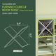 thumbnail image 4 of Insertos en forma de X para organizador de cubos Furinno, blanco, 4 of 9