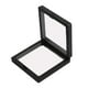 thumbnail image 1 of Vitrina De Marco Flotante 3D, Pendientes Elegantes, Película De PE, Vitrina De Joyería, Color Negro, 7cm X 7cm X 2cm, 1 of 3