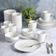 thumbnail image 3 of Juego de vajilla Gibson Home Zen Buffet de porcelana, 30 piezas, blanco, 3 of 7