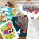thumbnail image 2 of Set de libros para colorear Kalysky Adult Animals Flowers 3 Books, 2 of 9