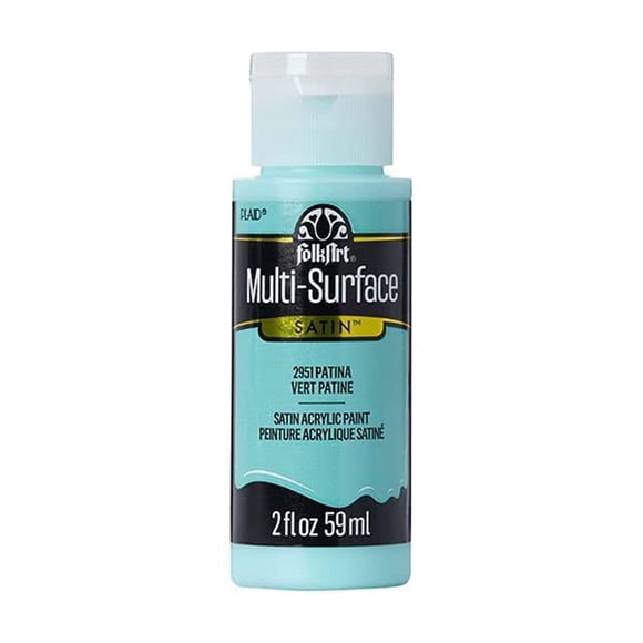 Pintura FolkArt Patina satinada para múltiples superficies, 59 ml, acrílico