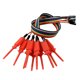 thumbnail image 1 of 10 Piezas Analizador Lógico Cable Sonda Prueba Gancho Clip Línea Roja, 1 of 4