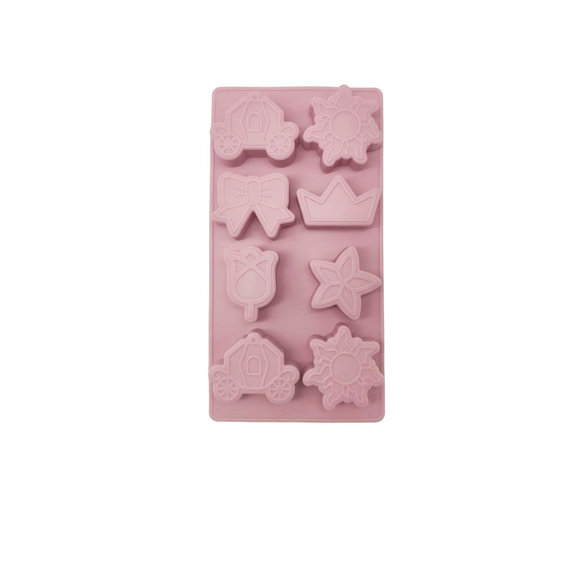 Molde Hielo 1 Pieza Silicona Rosa Disney