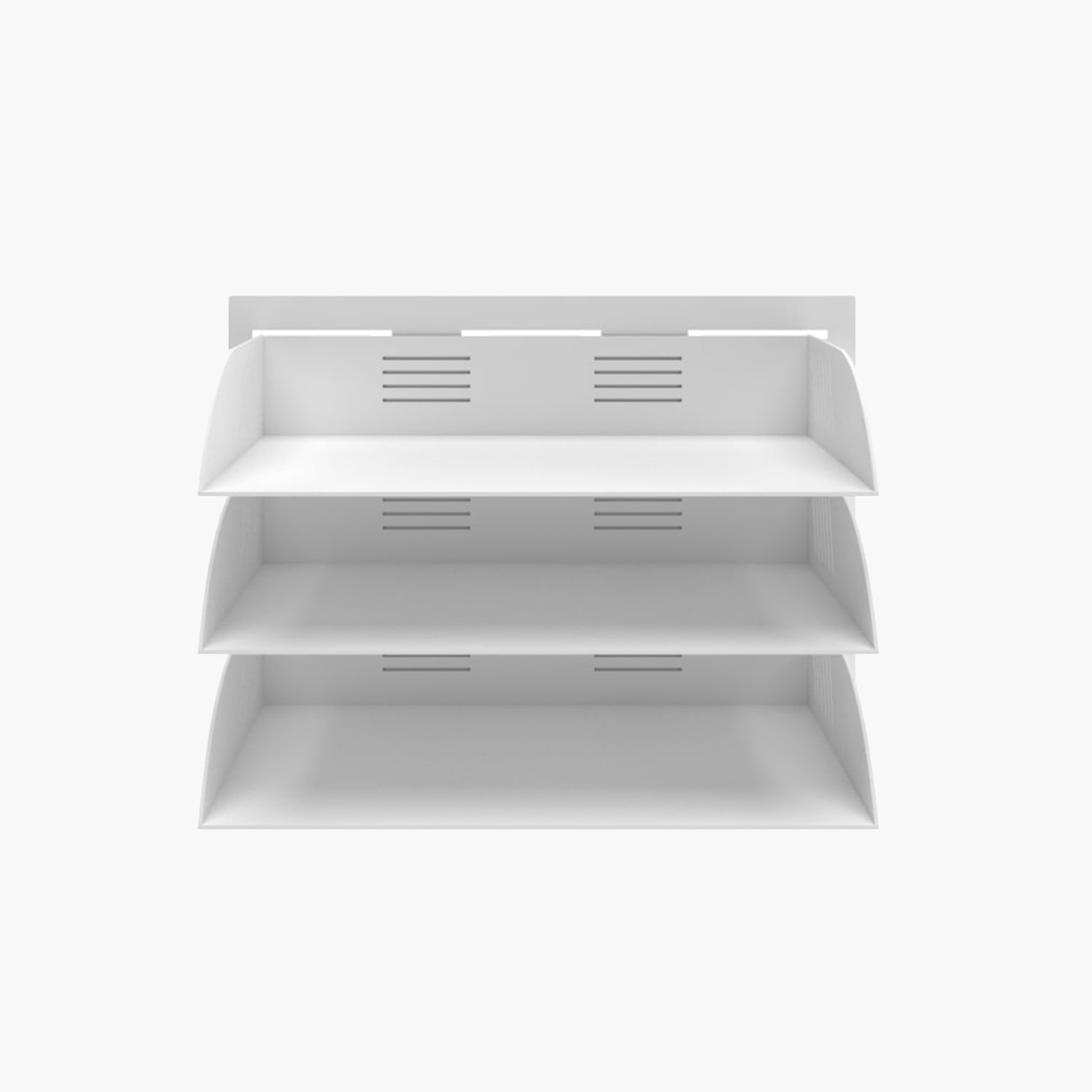 Form Office - Bandeja Triple Porta Documentos Colgante Blanco