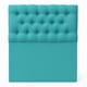 thumbnail image 1 of Respaldo Capitone Color Turquesa 1 Plaza Premium, 1 of 1