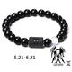 thumbnail image 1 of Unique 12-Constellation Stone Beads Bracelet - Perfect Gift for Leo, Taurus, Capricorn & Libra Lovers!, 1 of 5