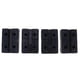 thumbnail image 1 of Almohadillas de Goma para Brazo de Elevación de Coche Equipo Pesado Kit Cuadrado Negro (4 piezas), 1 of 3