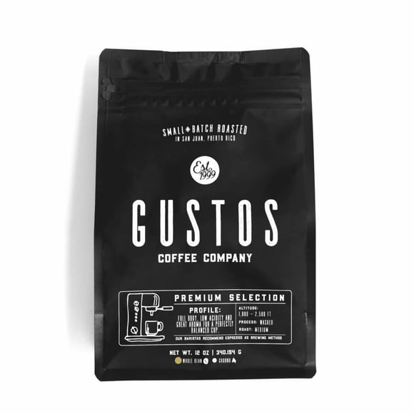 Café GUSTOS COFFEE CO. Premium Tostado Medio 340 g