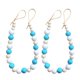 thumbnail image 1 of Juego De 2 Sujetadores De Cortina De Cuentas De Madera Sujetadores De Cortina Boho Azul, 1 of 5