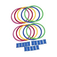 Magideal - Juego De 10 Anillos Circulares Para Entrenamiento De Agilidad Y Juego De Pies, Equipo De Entrenamiento Sensorial Para Jardín De Infantes, Fútbol, Ru 42 Cm