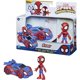 thumbnail image 3 of Figura de acción y vehículo Marvel Spidey y sus increíbles amigos, 3 of 9