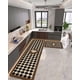 thumbnail image 2 of Set 2 Piezas Alfombra de Cocina Goma Antideslizante Diseño Estampado, 2 of 6