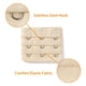 thumbnail image 4 of 3 Ganchos 3 Filas Extensores de Correa de Sujetador Elásticos Hebillas Ganchos Banda de Sujetador para Mujeres Beige 10, 4 of 5