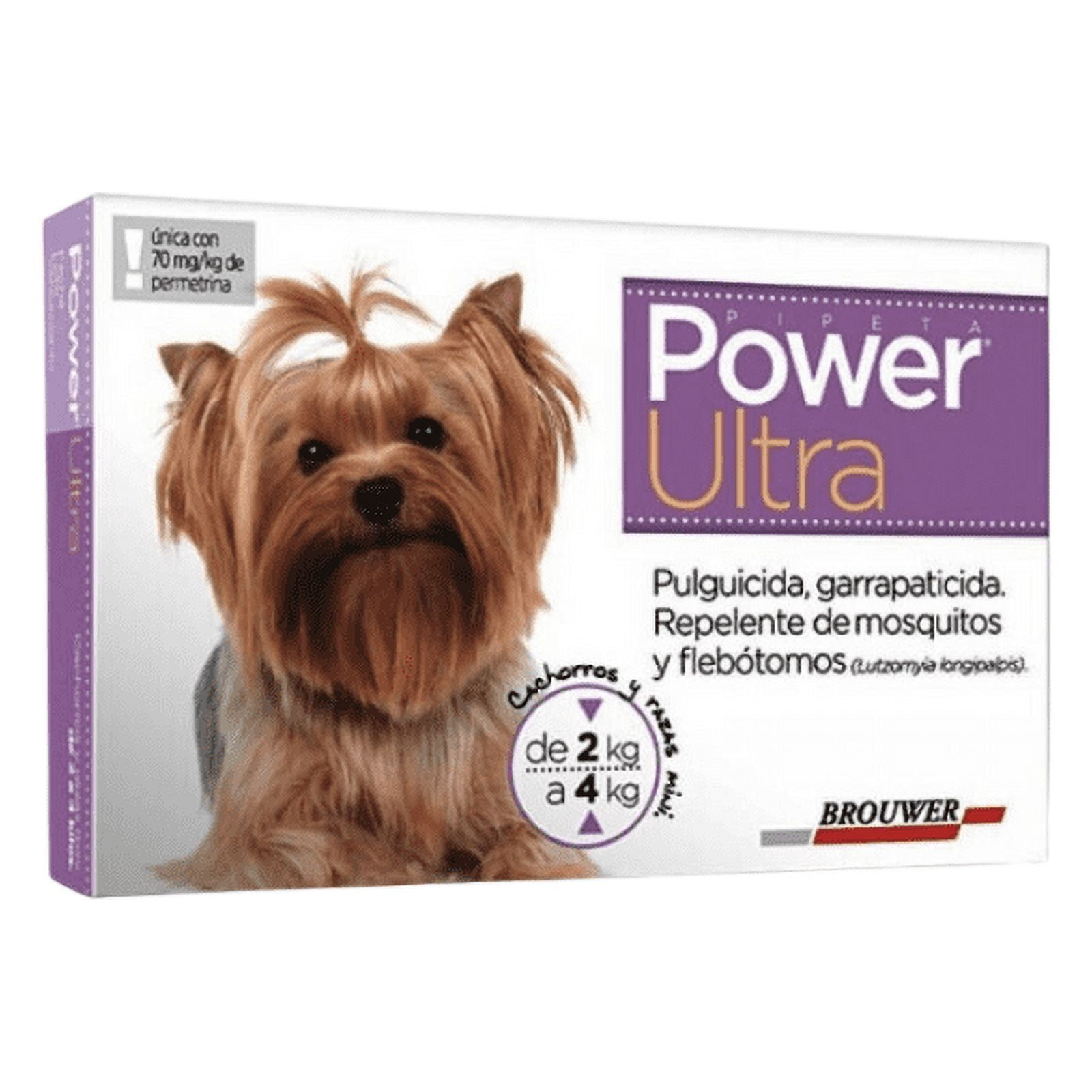Antiparasitario Power Ultra Para Perros de 2 a 4 Kg.
