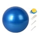 thumbnail image 2 of Pelota De Ejercicio Pilates Entrenamiento Mujer Hombre Inflador Incluido Soporte De Espalda Azul 75cm, 2 of 5