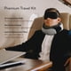 thumbnail image 2 of Almohada cervical de viaje Proglobe para aviones con máscara para ojos y tapones para los oídos, 2 of 8