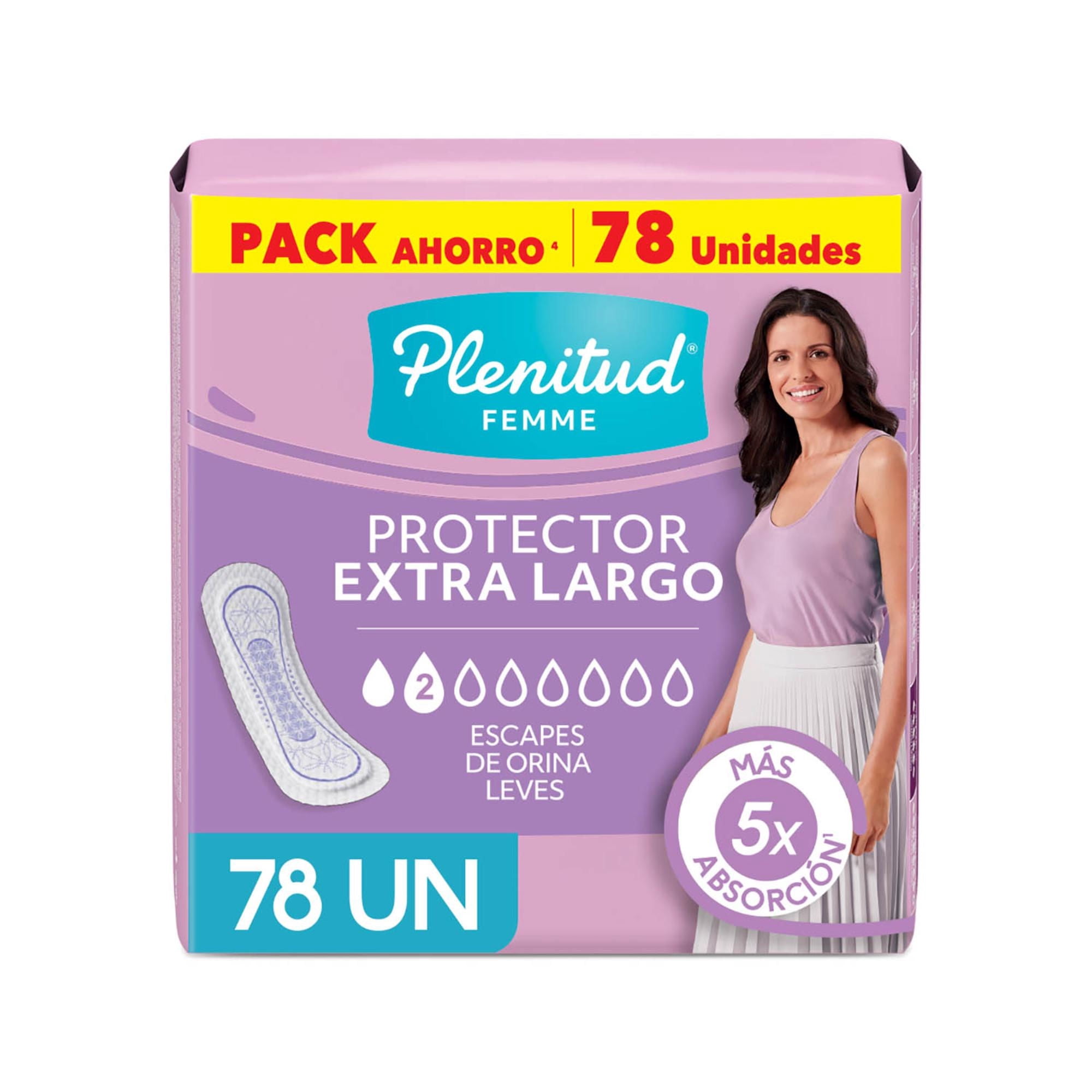 Protector Diario Largo Femme, 78 Un