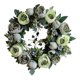 thumbnail image 5 of Guirnalda De Flores Artificiales Guirnalda De Seda Colgante Decoración De Puerta Verde Malaquita, 5 of 5