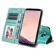 thumbnail image 4 of Funda tipo cartera FOXDOCK para Samsung Galaxy S8 Plus , diseño girasol en relieve, cuero PU, cierre magnético, soporte y tarjetero, 4 of 5