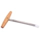 thumbnail image 1 of Herramienta De Reparación De Agujeros De Pasador De Puente De Pieza De Guitarra De Acero Inoxidable Escariador Mango De Madera, 1 of 3