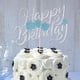 thumbnail image 5 of Decoración para tartas con diseño de copo de nieve con diseño de feliz cumpleaños e invierno HB-4, 5 of 8