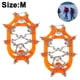 thumbnail image 2 of Crampones antideslizantes para montañismo al aire libre de 19 dientes. Cubrezapatos antideslizantes de acero inoxidable para hielo y nieve. Suministros reforzados para escalada en hielo de 19 dientes., 2 of 5