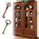 thumbnail image 4 of Llaves decorativas antiguas Mzcvriru KY-2AB y KY-3AB (juego de 4), 4 of 4