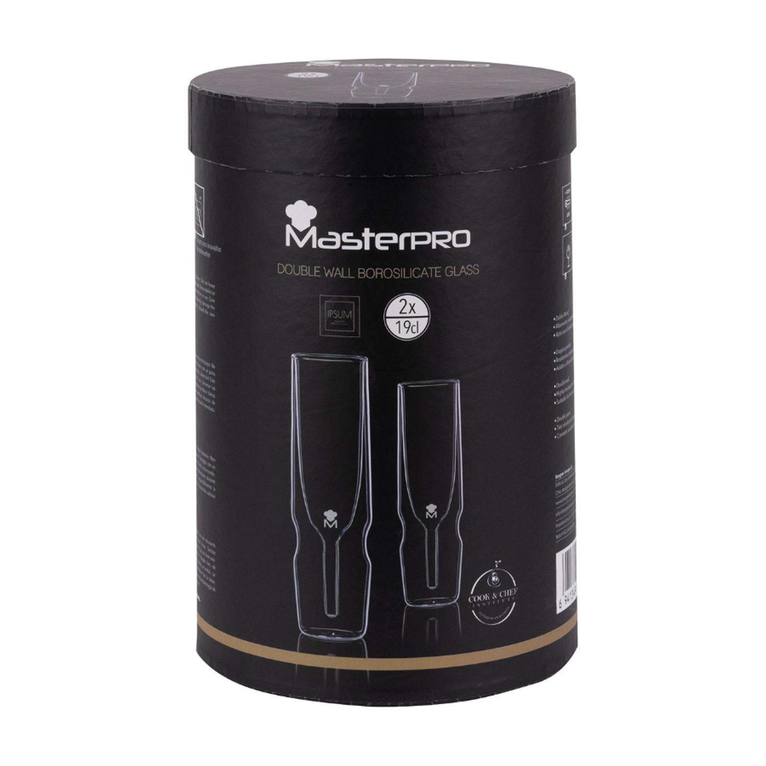 Bergner Home - Set 2 Copas Flauta Barware Mixology 190ml