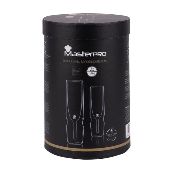 Set 2 Copas Flauta Barware Mixology 190ml
