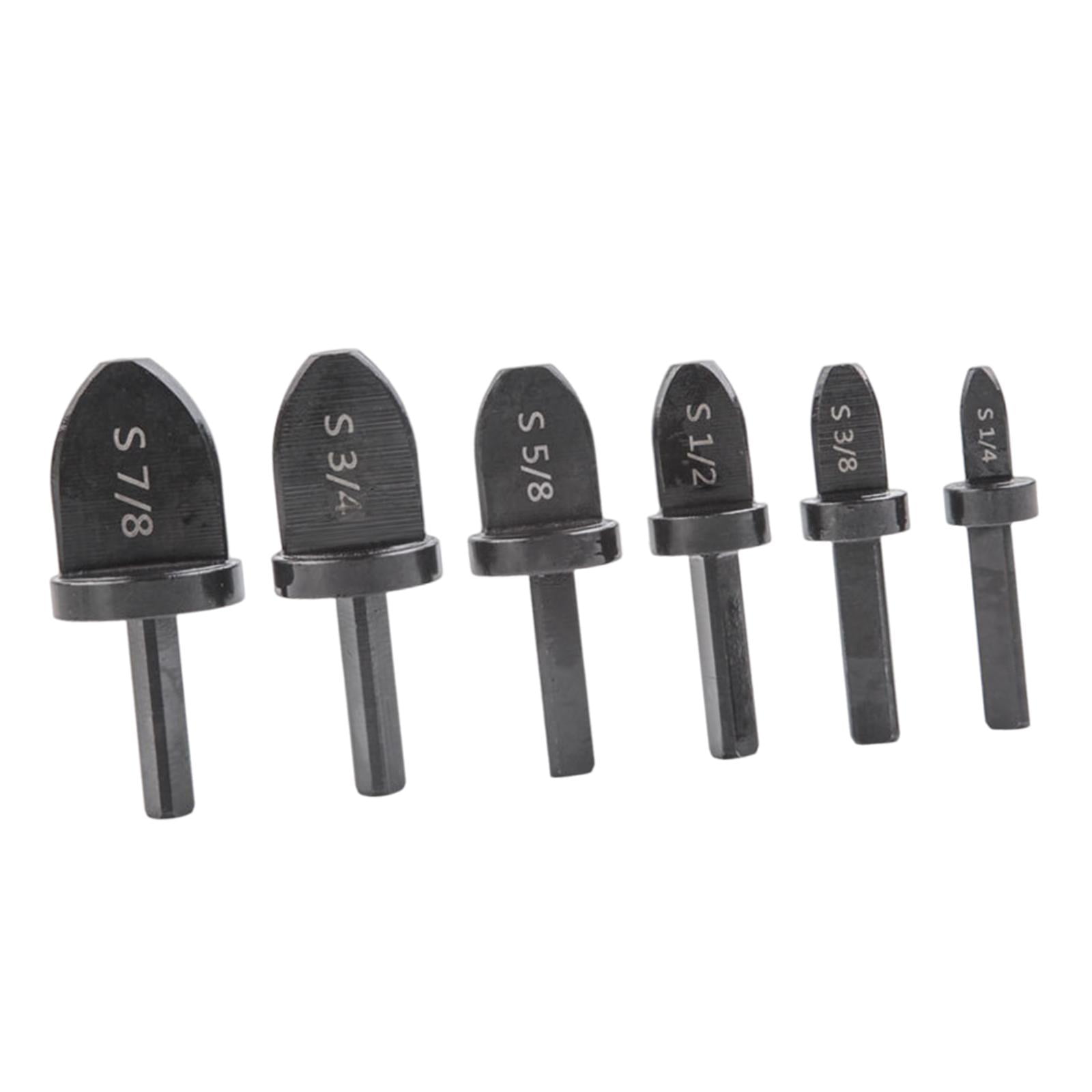 Magideal - 6x Brocas De Herramienta De Tubería De Cobre Blando Broca De Expansión De Tubo, Acero Para Rodamientos, Herramientas De Expansión Duraderas Herramient