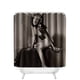 thumbnail image 1 of Cortina de ducha sexy de Marilyn Monroe, juego de cortina de baño con ganchos, tamaño 66 x 72 pulgadas, 1 of 3