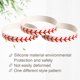 thumbnail image 4 of Pulsera JOVITEC de silicona para béisbol y sóftbol, 24 unidades, para niños, 4 of 6