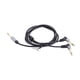thumbnail image 1 of Cable De Inserción De 1/4 6,35 Mm TRS A Doble TS De 6,35 Mm Para Amplificadores De Tarjetas De Sonido, 1 of 5